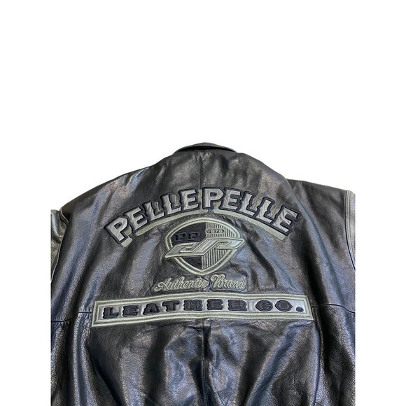 Vintage Pelle Pelle Leather Jacket 90s Y2K Marc Buchanan Coat - Picture 3 of 8